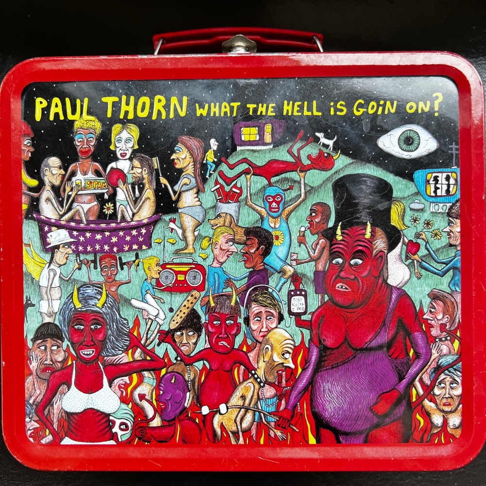 2012 Paul Thorn Used Red Lunchbox - Picture 2 of 7